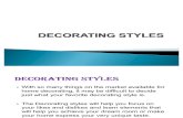 Decorating Styles
