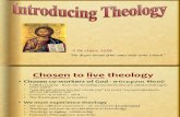 1. Theology-Chosen to Live Theology