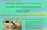 Gender and Microinsurance
