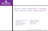 control Room operation