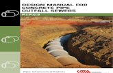 Design Manual for Concrete Pipe Outfall Sewers(1)