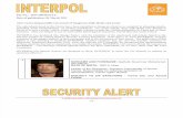 Interpol Orange Notice on Libya Leader Muammar Qadhafi and his Family and Associates - Travel Ban and Assets Freeze -