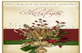 First Church of Seventh-day Adventists 2010 Holiday Bulletin