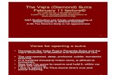 Vajra (Diamond) Sutra February 11, 2011 Lecture