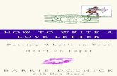 How To Write A Love Letter by Barrie Dolnick and Donald Baack - Excerpt