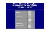 The Great Mughal Emperors of India