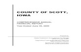 FY05 Scott County Iowa CAFR (Comprehensive Annual Financial Report)