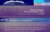 DIADEM 0.1, Next Steps (January 2011)