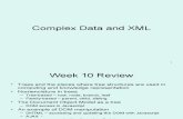 11 Complex Data and XML