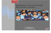 Banda Education Report Card