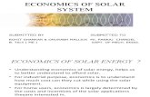 Economics of Solar System