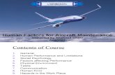 15750363 Human Factors for Aircraft Maintenance