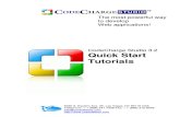 Quick Start Tutorials Code Charge Studio