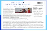 Newsletter UNESCO Timor-Leste # 1