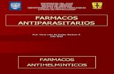 FARMACOS ANTIPARASITARIOS is Paludismo