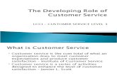 The Developing Role of Customer Service 2