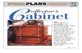 WoodPlans Online - Collectors Cabinet
