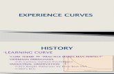 Use of Experience Curves