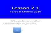 Force and Motion 2_1