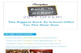 2011 Back to School Offer