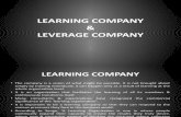 Learning Company & Leverage Company