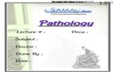 Pathology, Lecture 13 (Lecture Notes)