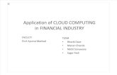 Application of cloud computing in financial industry