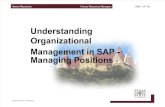 Understanding Organizational Mgmt - Managing Positions in SAP - Reference October 08