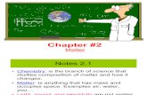 Nat Sci Chapter 2 Notes