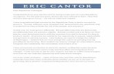 Virginia Republican Eric Cantor’s 22-page game plan on how to change Congress