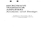 Microwave Transistor Amplifier Gonzales