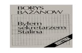 Borys Bażanow - Byłem sekretarzem Stalina – 1985 (zorg)