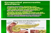Congenital Pancreatic Disorders