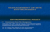 Assignment Management of Site Environment
