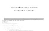 4-3 Defense Manual for Pittsfield High