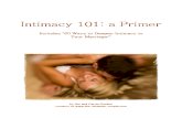 Intimacy 101 a Primer[1]