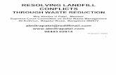 Resolving Landfill Conflicts-Solid Waste Management principles