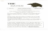 September 2001 Raven Newsletter Juneau Audubon Society