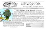 January-February 2007 Chaparral Naturalist - Pomona Valley Audubon Society