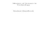 Student Handbook - Masters of Science in Technology - Nku