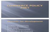 Commerce Policy 2065