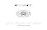 2008 Federal Budget Document