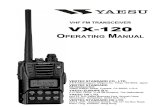 Yaesu VX-120 Oprating Manual