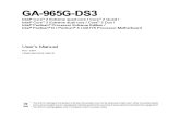 Motherboard Manual Ga-965g-Ds3 3
