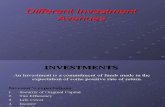 Unit I - Supplementary Info - Investment Avenues