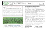 ES Parent Bulletin Vol#2 2010 Aug 27