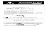 January 2009 Jayhawk Audubon Society Newsletter