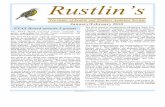 Feb-Mar 2010 Rustlin's Newsletter Prairie and Timbers Audubon Society