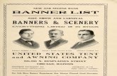 (1910) New and Second Hand Banner List: Side Show & Carnival, Banners & Scenery
