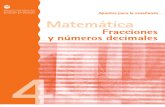 Fracciones y numeros decimales 4º docente